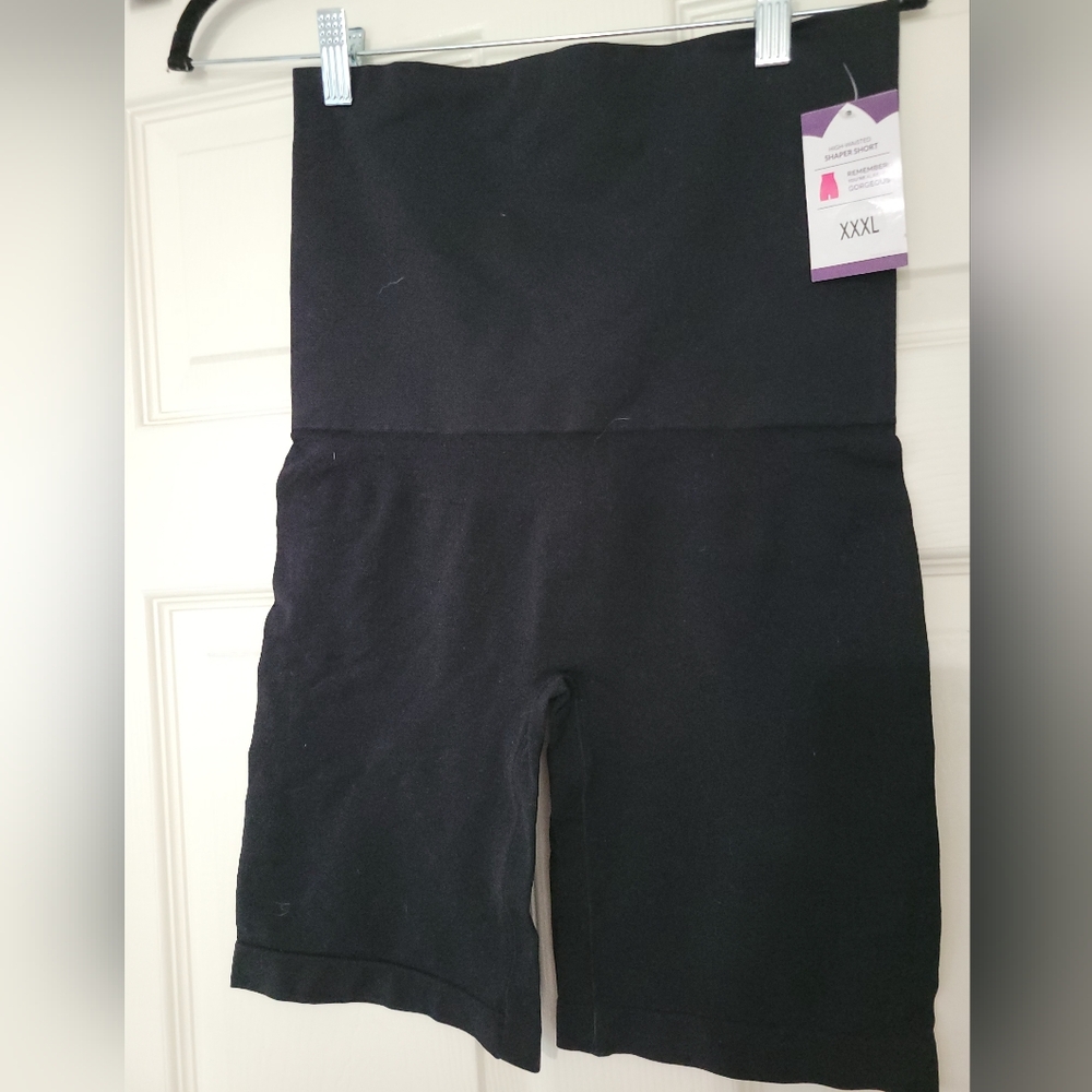 Empetua By Shapermint All Day Every Day High Waisted Black Shaper Shorts Size XX